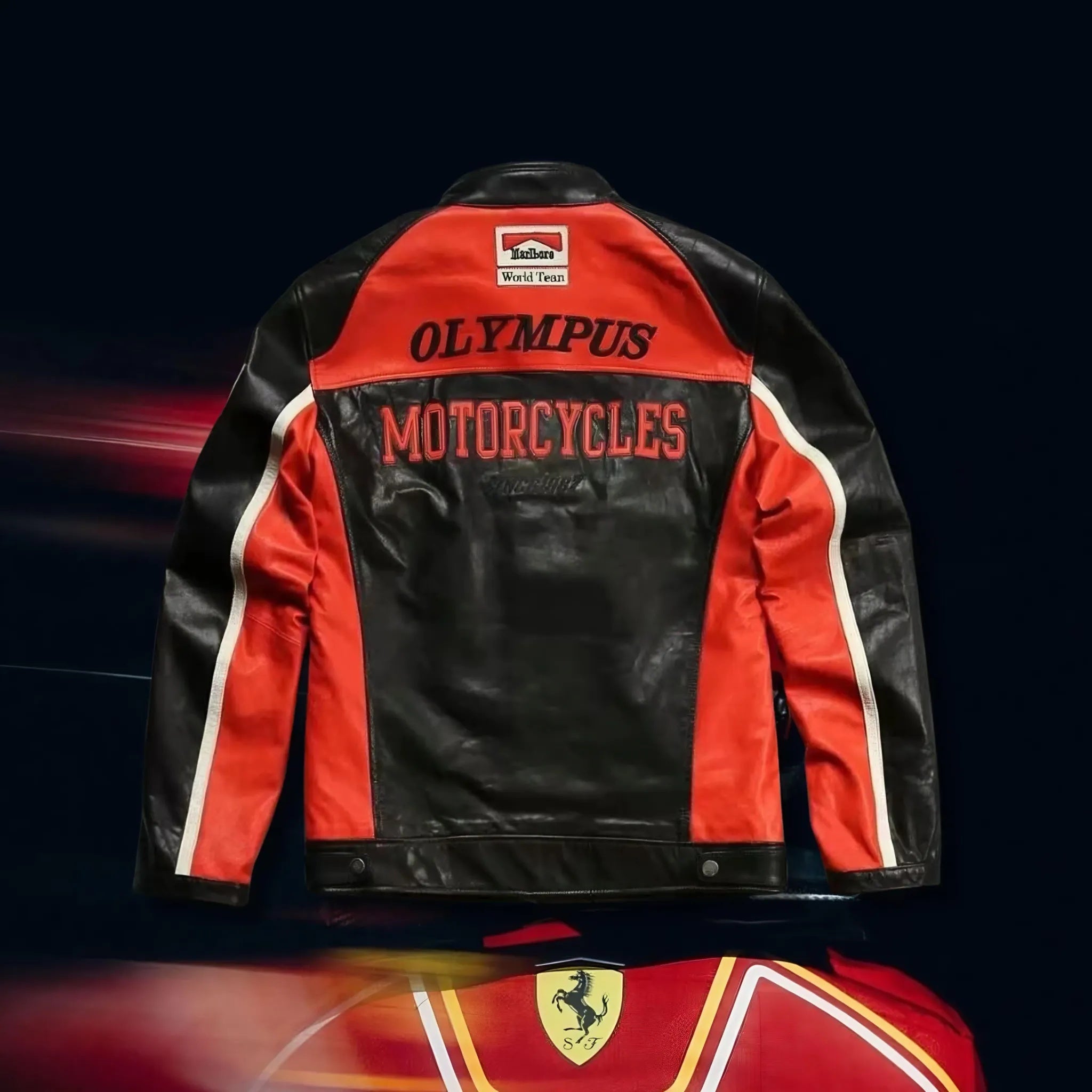 Inspiração F1 Vintage em Couro Black