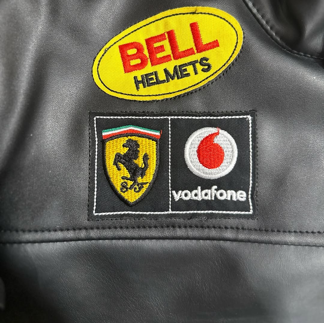 Jaqueta FERRARI F1 Vintage Black - LANÇAMENTO